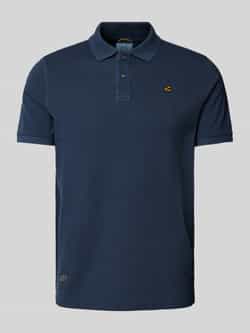 Camel active Poloshirt met logo in reliëf op de borst