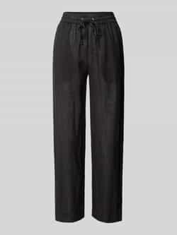 MbyM Linnen broek met elastische band model 'Berin'