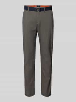 MCNEAL Slim fit broek met riem