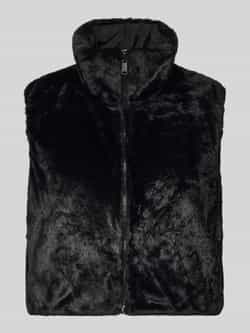Only Boxy fit gilet in imitatiebont model 'DANA LIFE'