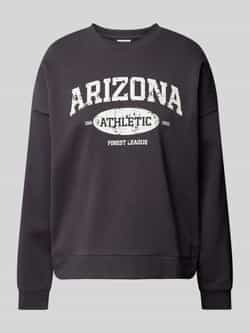 Noisy May Sweatshirt met statementprint model 'MARYA'