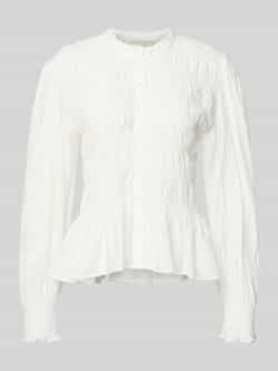 NEO NOIR Slim fit overhemdblouse met ballonmouwen model 'Mocca'