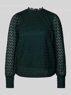 Only Blouse met lange mouwen en kanten kraag model 'NICE'
