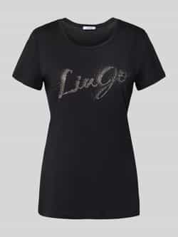 Liu Jo White T-shirt met labelprint