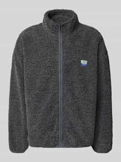 American vintage Fleecejack met opstaande kraag model 'HOKTOWN'