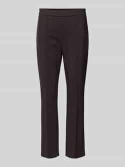 RAFFAELLO ROSSI Bootcut stoffen broek met vaste persplooien model 'MACY'