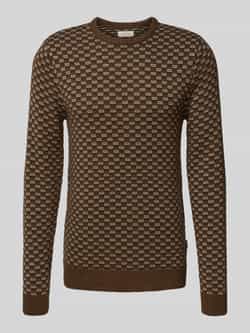 Blend Gebreide pullover met ribboorden model 'BALEN'