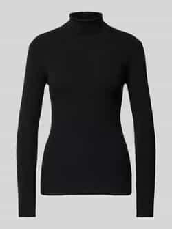 Pieces Slim fit coltrui in riblook model 'MIRA'