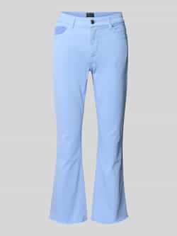 RAFFAELLO ROSSI Regular fit jeans met franjes