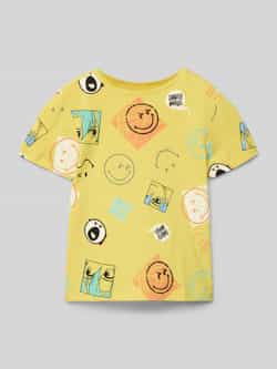 S.Oliver RED LABEL Regular fit T-shirt met Smiley -print
