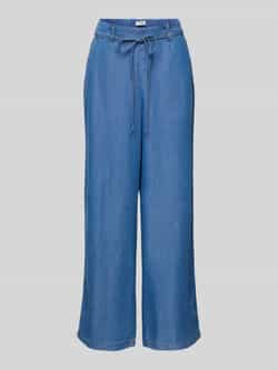 B.Young Wide leg jeans met strikceintuur model 'KOSMO'