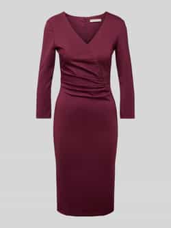 RINASCIMENTO Knielange cocktailjurk met V-hals