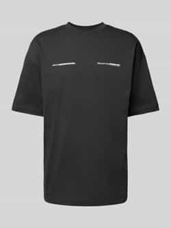 Multiply Apparel Oversized T-shirt met ronde hals
