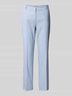 Christian Berg Woman Selection Regular fit stoffen broek met persplooien