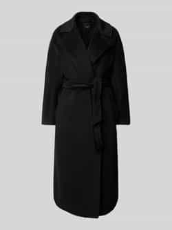 Max Mara Weekend Zwarte Weekendjassen met Tempera Finish Black Dames