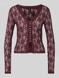 Only Slim fit shirt met lange mouwen in semi-transparante look model 'ALBA'