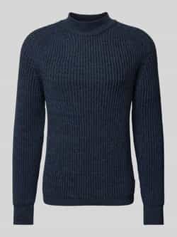 Boss Orange Gebreide pullover met opstaande kraag model 'Kearth'
