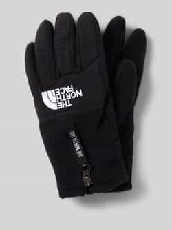 The North Face Handschoenen van fleece met labelstitching en ritssluiting