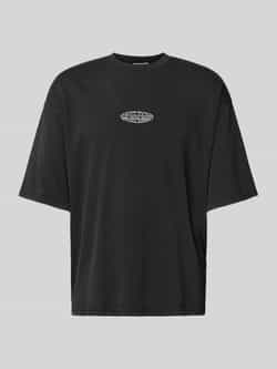 REVIEW Oversized T-shirt met labelstitching