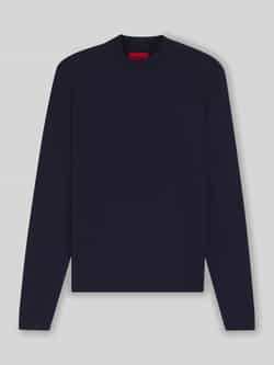 HUGO Regular fit gebreide pullover van viscosemix model 'SAN MARC'