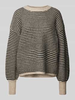 Kaffe Gebreide pullover met ribboorden model 'ellery'