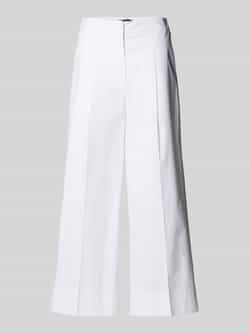 LUISA CERANO Wide leg bandplooibroek met elastische band