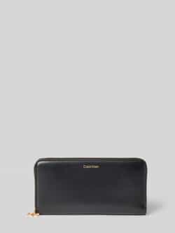 CK Calvin Klein Portemonnee met logoprint model 'Aroun'