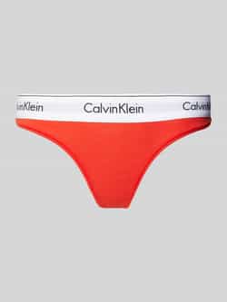 Calvin Klein Underwear String met elastische band met label