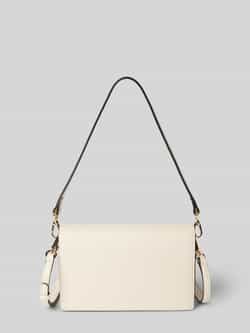 Seidenfelt Handtas met labeldetail model 'Birsta'