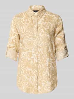 Lauren Ralph Lauren Regular fit linnen blouse met mouwtrensje model 'KARRIE'