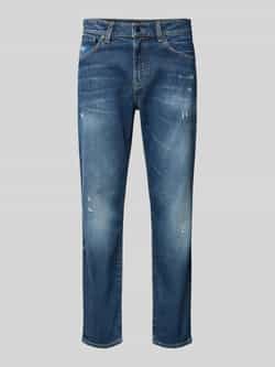 Boss Orange Regular fit jeans met labelpatch