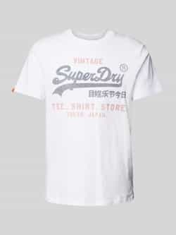 Superdry Relaxed fit T-shirt met labelprint