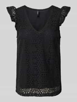 Vero Moda Blousetop met etskanteffect model 'HONEY LULU'