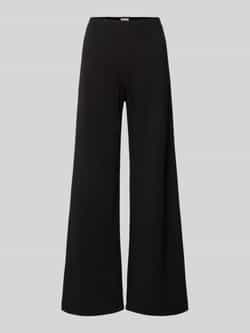 SEDUCTIVE Flared stoffen broek met elastische band model 'KIMBERLY'