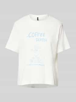 Vero Moda Comfort fit T-shirt van zuiver katoen model 'SONYA METTE'