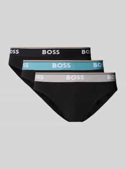 Boss Slip van mix van katoen en elastaan per 3 stuks