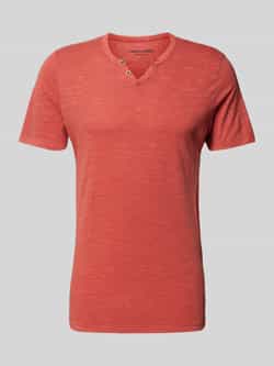 Jack & jones Split Neck Heren T-shirt Pink Heren