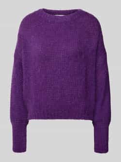 LOLLYS LAUNDRY Oversized gebreide pullover met ronde hals model 'Isolde'