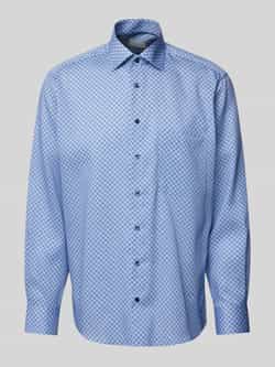 Eterna Overhemd met lange mouwen Comfort fit NON IRON (strijkvrij)