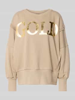 Miss goodlife Oversized sweatshirt van puur katoen met statementprint