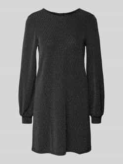 Only Regular fit mini-jurk met motief met effectgaren model 'CAROL'