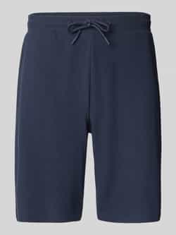 Christian Berg Men Short met structuurmotief en elastische band