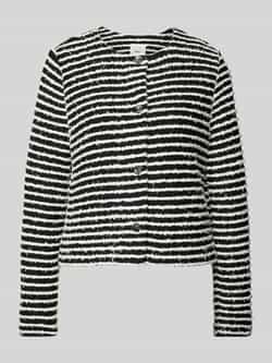 S.Oliver BLACK LABEL Regular fit jack met motiefstructuur en 3 4-mouwen