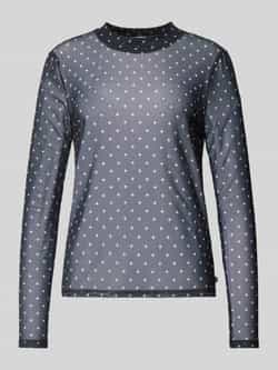 Tom Tailor Denim Mesh longsleeve met print