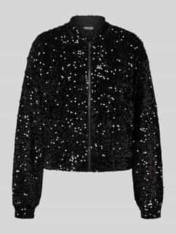 Pieces Regular fit blouson met pailletten model 'KAM'