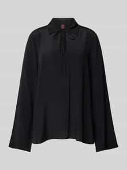 Stefanel Relaxed fit blouse met druppelvormige hals