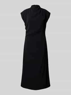 Jake*s Collection Midi-jurk met opstaande kraag