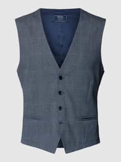 MCNEAL Slim fit gilet met paspelzakken
