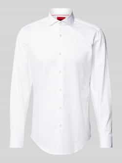 HUGO Slim fit zakelijk overhemd met haaikraag model 'Kason'