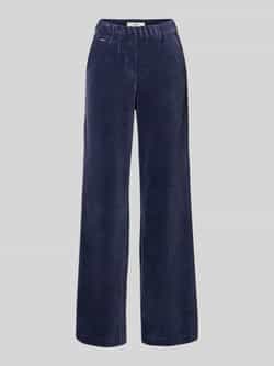 BRAX Corduroy broek met elastische band en steekzakken model 'MAINE'